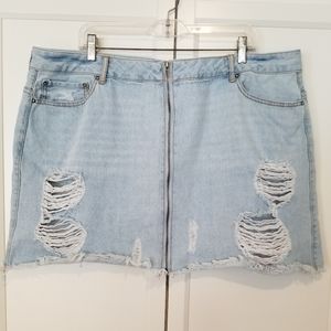 Forever 21+ Jean Skirt
